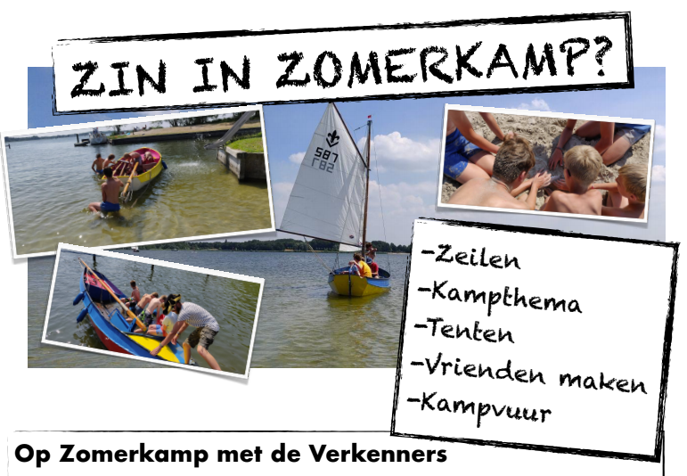 Op Zomerkamp met de Verkenners